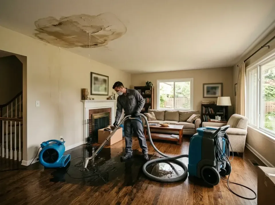 attic-pipe-burst-ceiling-drip-008 — frequently asked questions, Water Damage Restoration & Carpet Care in Highland Park, NJ